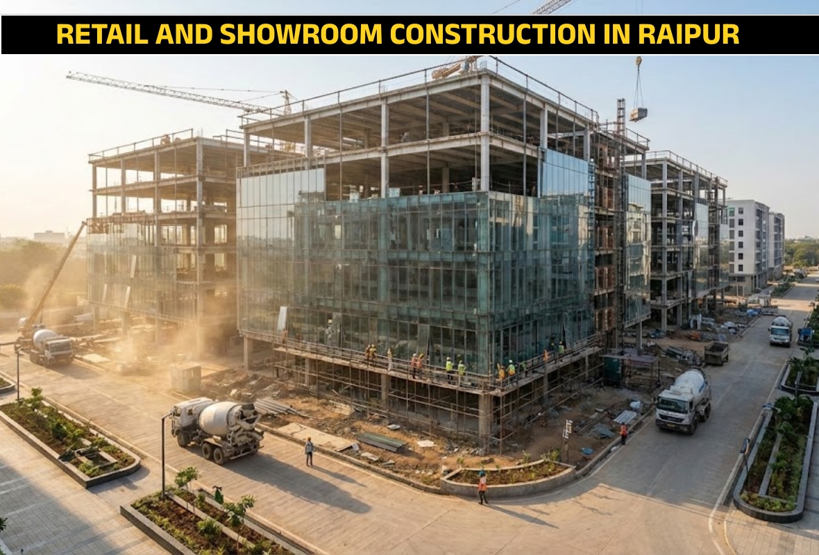Retail and Showroom Construction in Raipur