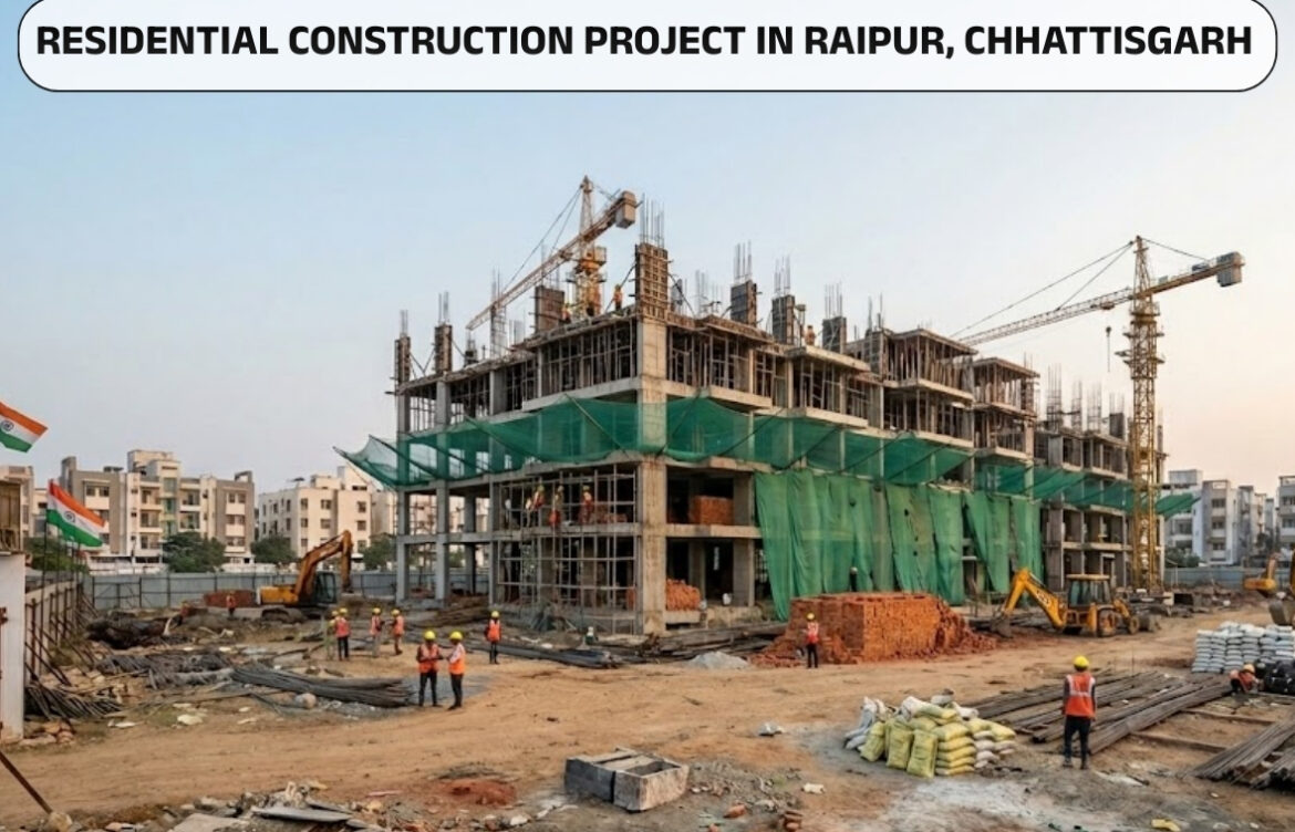 Residential Construction Project in Raipur, Chhattisgarh