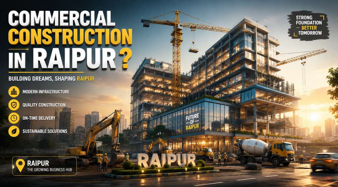 Commercial Construction in Raipur, Chhattisgarh: Transforming the City’s Business Landscape