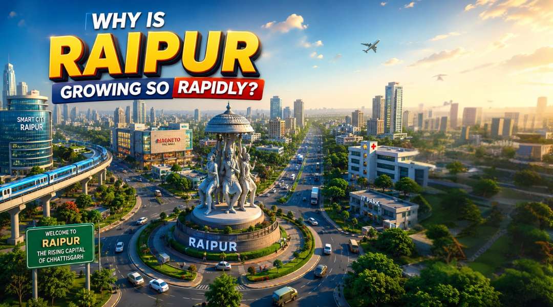 Why is Raipur growing so rapidly