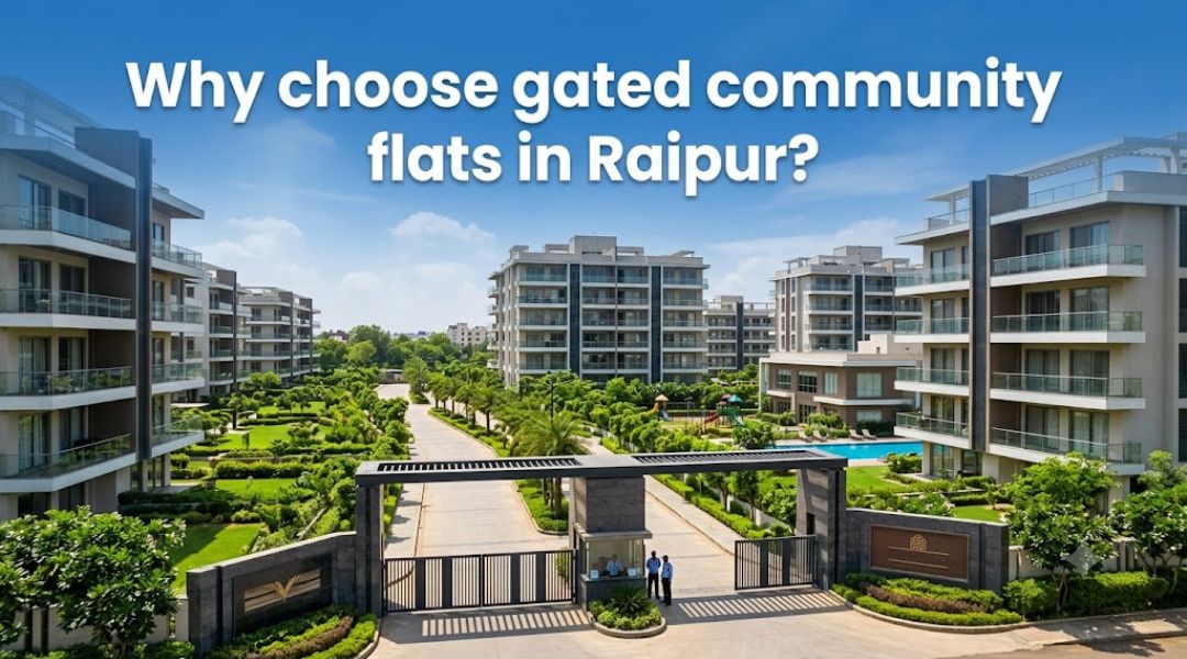 Why choose gated community flats in Raipur?